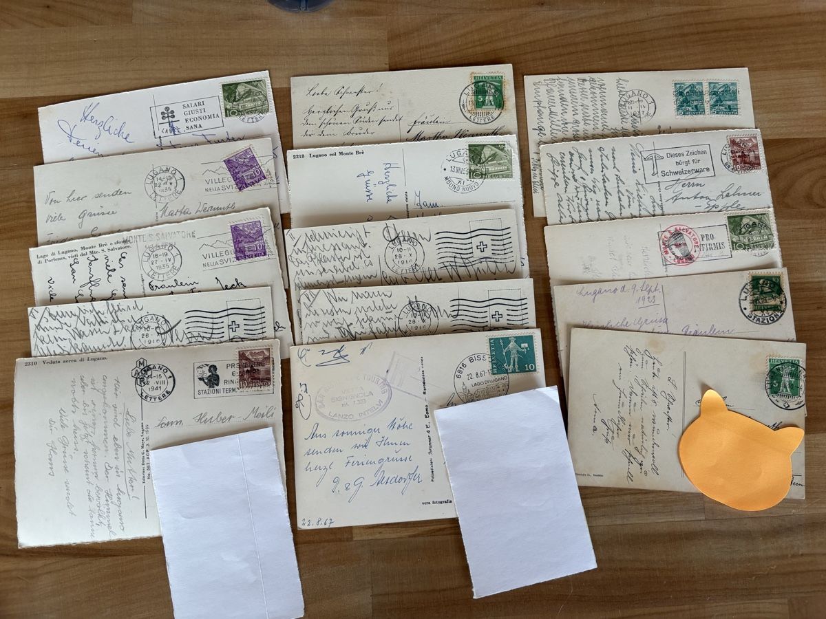 Cartes postales: 24 AK von Lugano – D'occasion à Rümlang par Kartenpost1 1