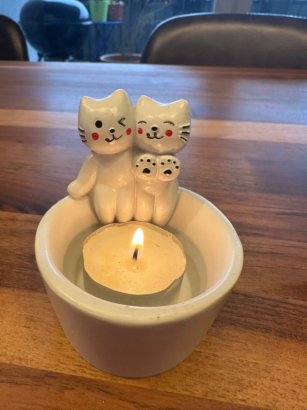 Portacandele: Teelicht "Katzen am Lagerfeuer" – Nuovo (secondo la descrizione) da Boll venduto da Ha-Se