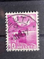 Schweiz 1937 Chillon 10 Vollstempel REUTI 6.VII.37