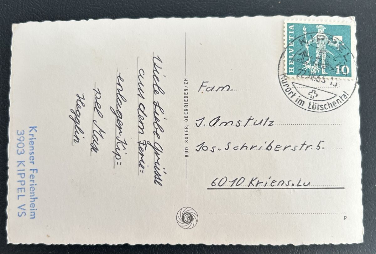 Cartoline postali: Kippel im Lötschental  – Usato da Horw venduto da Tellbub 1