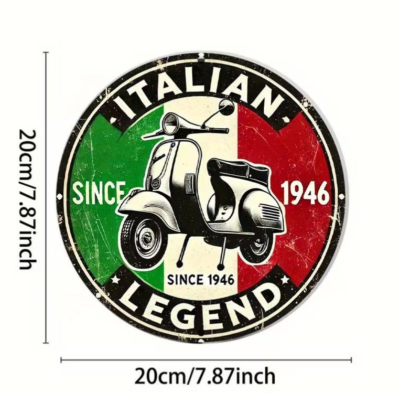Vespa Ecriteaux: Schild Vespa Italian Legend – Neuf avec emballage d'origine à Gerlafingen par Tsuru 1