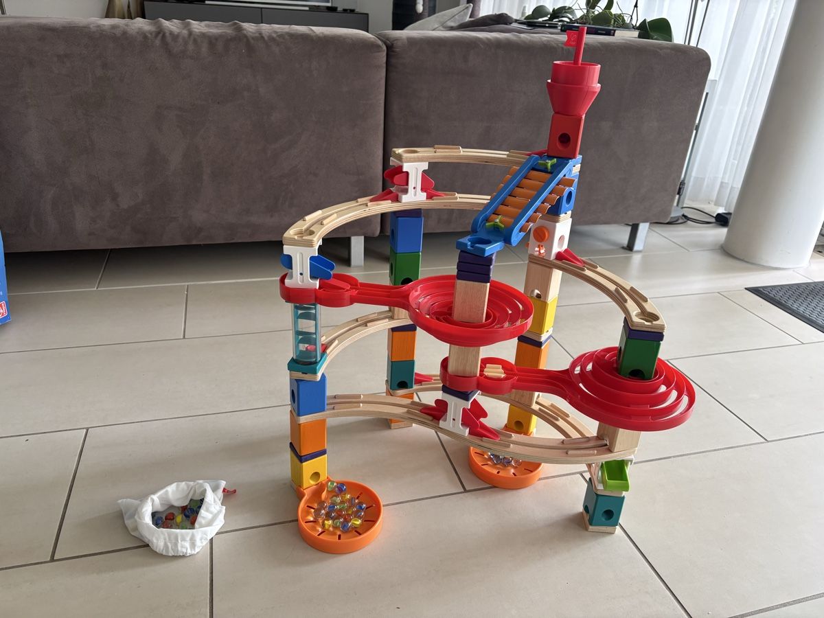 Quadrilla Spielzeuge: Quadrilla Kugelbahn E6024 inkl. 2 Zusatzsets – Gebraucht aus Oberengstringen von Sulalu 1