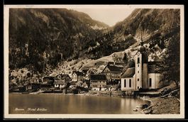 AK Bauen /Uri, Hotel Schiller am Seeufer