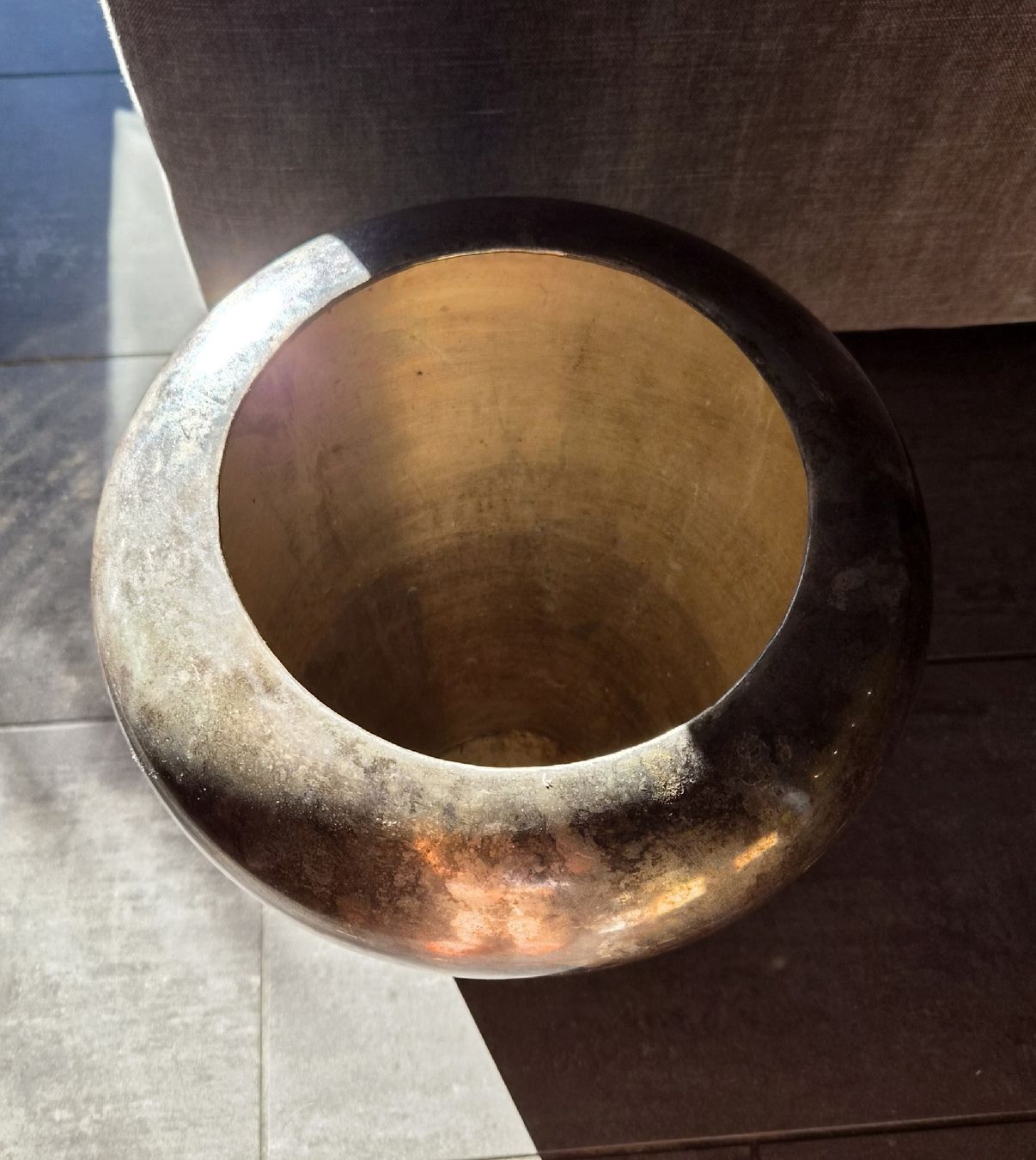 Vasi & Recipienti: Metallige Vase versilbert – Usato da Buchrain venduto da Foxy211 1