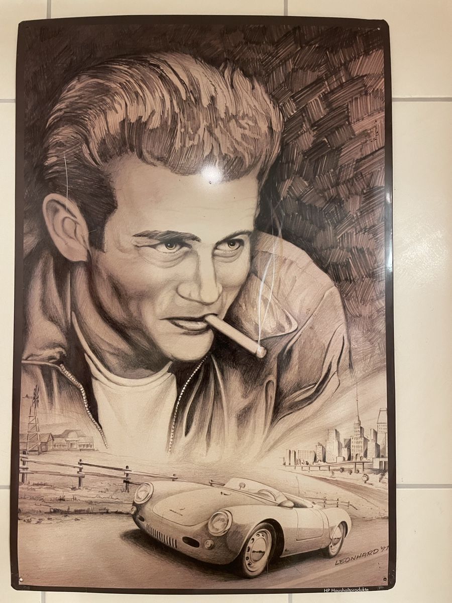 Insegne: James Dean Blechschild – Usato da Gränichen venduto da Billyray