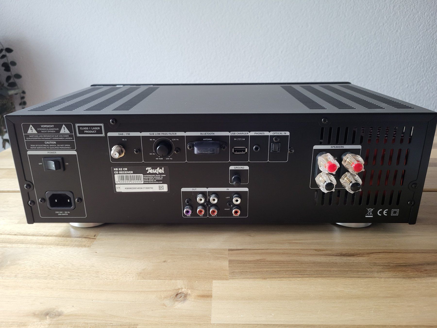 Teufel Ricevitori: Teufel KB 62 CR CD receiver with DAB+ and Bluetooth – Difettoso da Safenwil venduto da MartinAargau 1