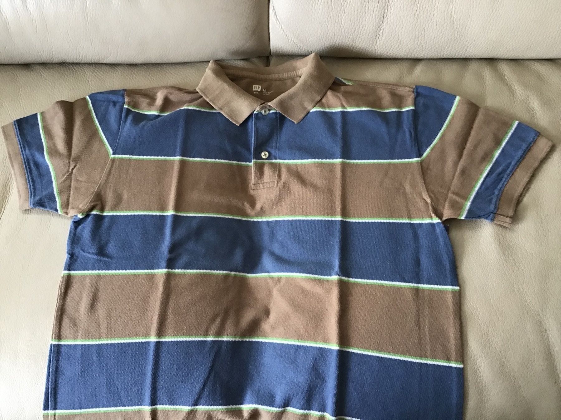 Gap Polo-Shirts: GAP Stripey Poloshirt Gr. M/L – Gebraucht aus Besazio von lionheart63 2