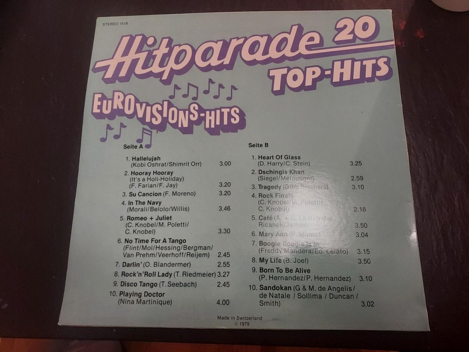 Dischi in vinile: Hitparade 20 Top Hits – Usato da Dübendorf venduto da Seth2167 1