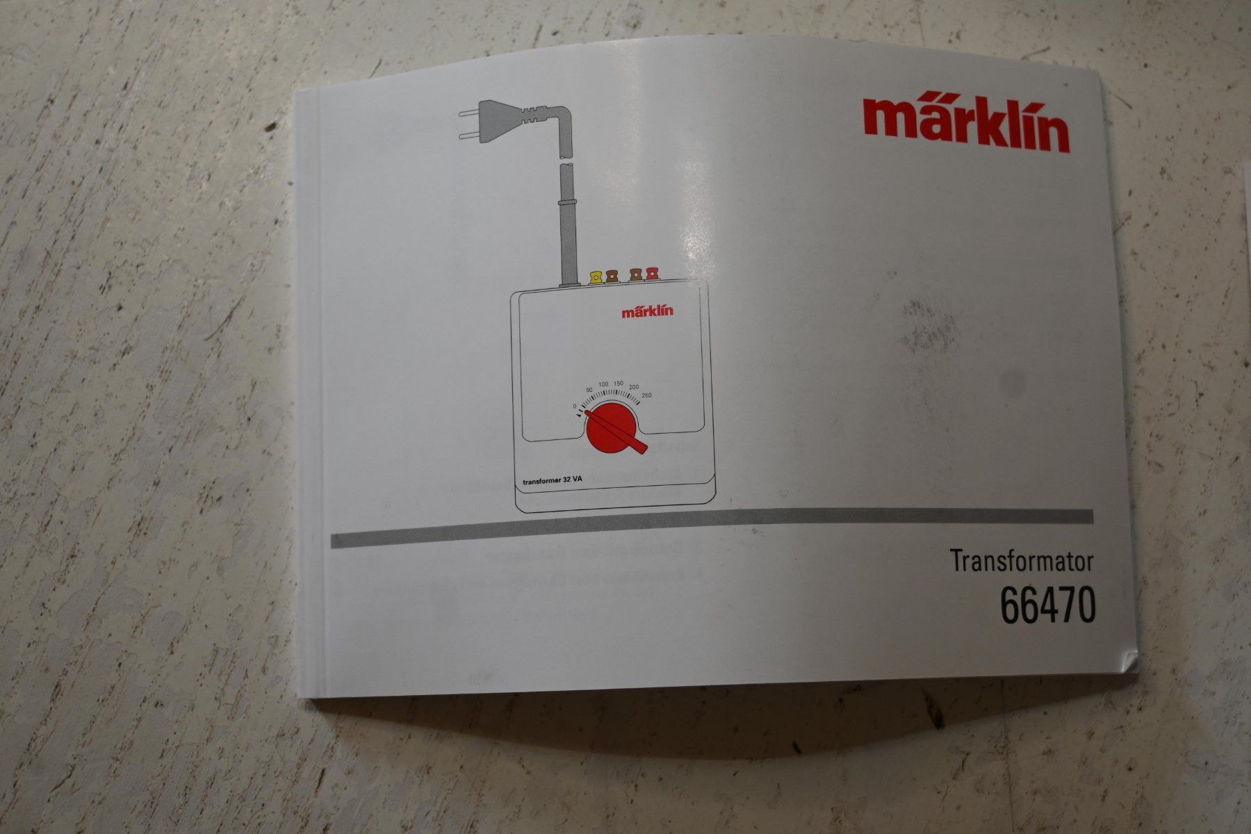 Märklin Modellini di ferrovie: Märklin Transformator 32 VA mit OVP – Usato da Laupen ZH venduto da Zmoewe 2