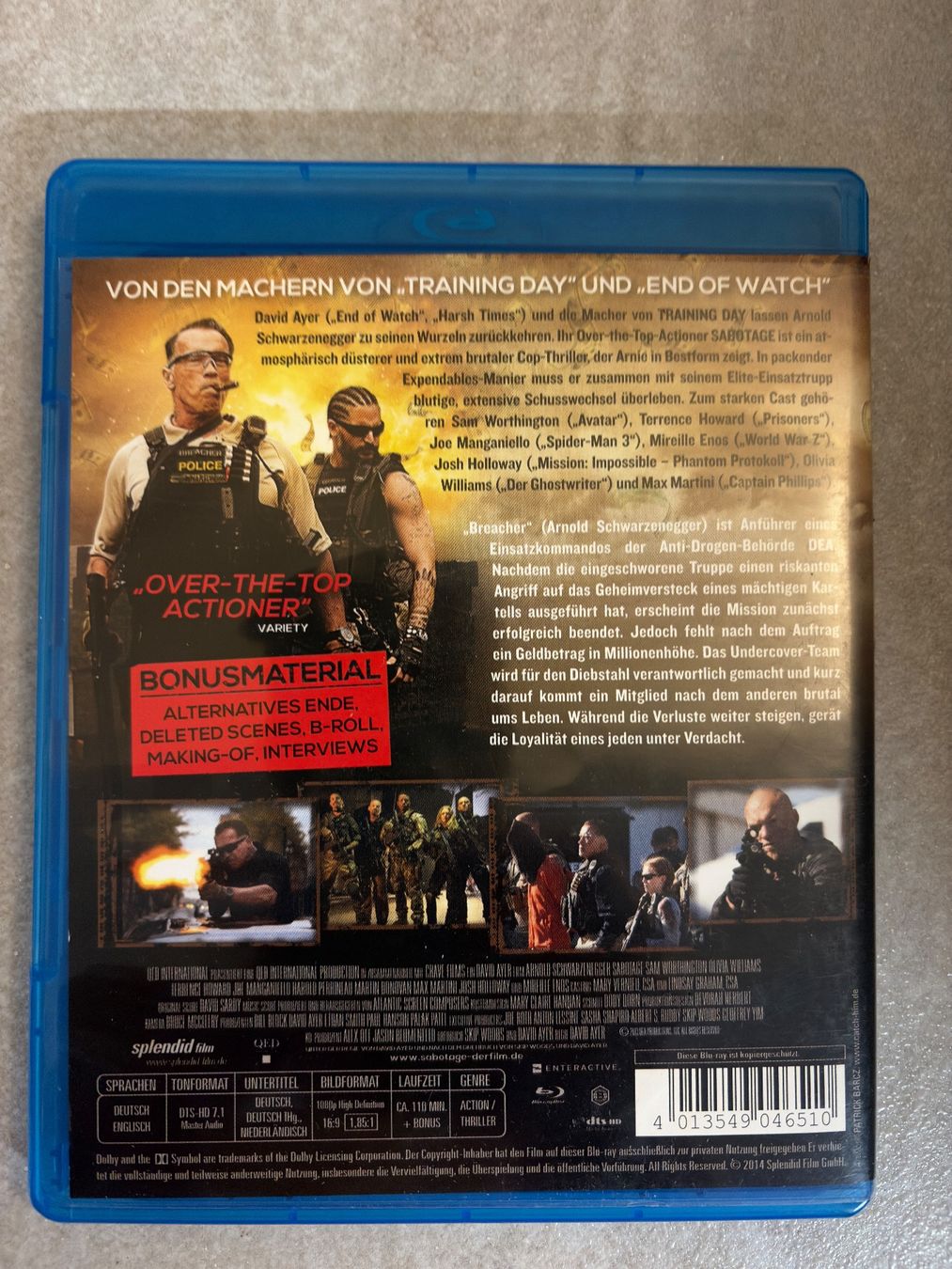 Alle DVDs: Sabotage – Gebraucht aus Hombrechtikon von Dokmasa 1