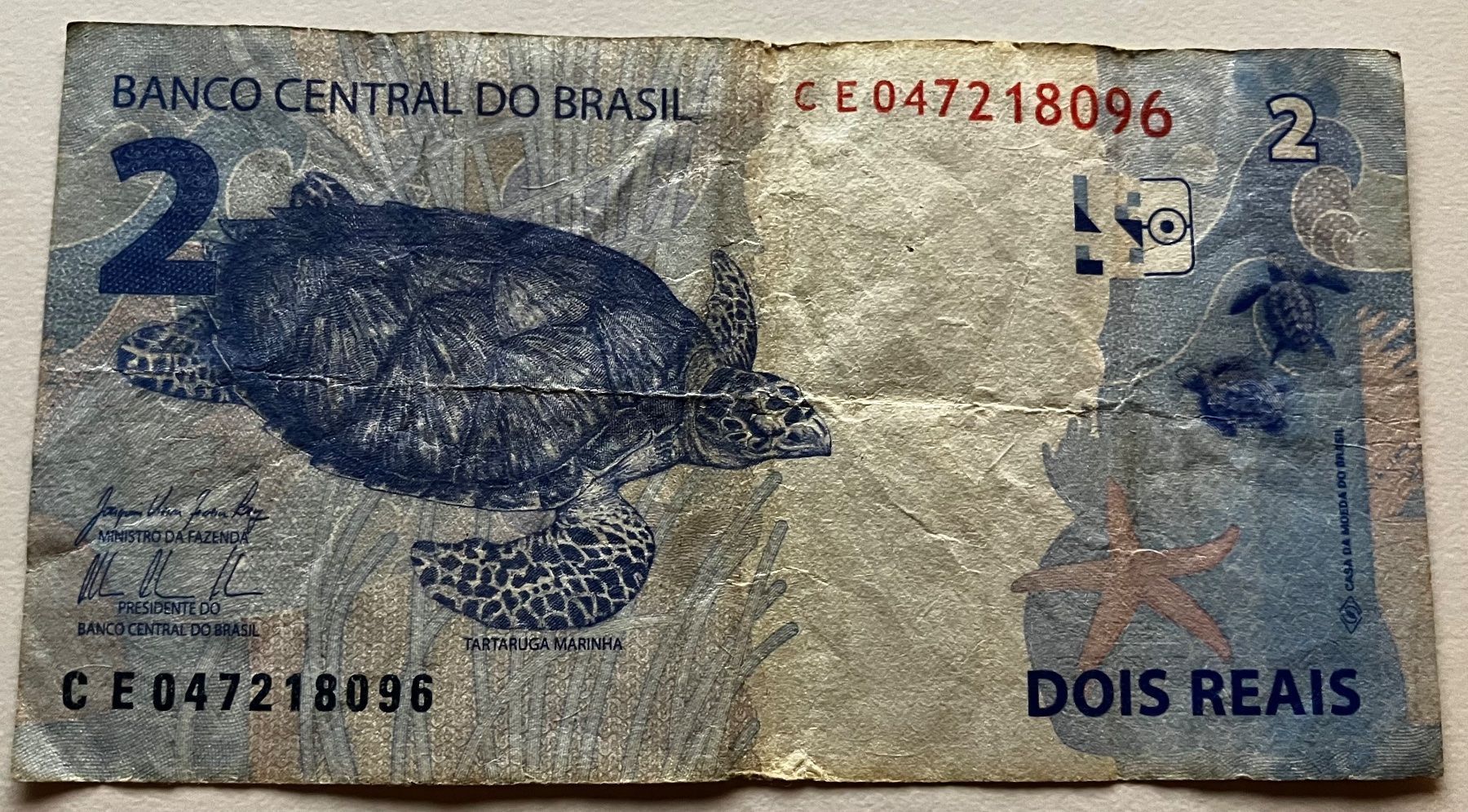Billets de banque: Brasilien 2 Reals 2010 – D'occasion à Algetshausen par Carrhard 1