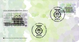 UNO GENF 2003 FREIMARKE AUSGABETAG - G352