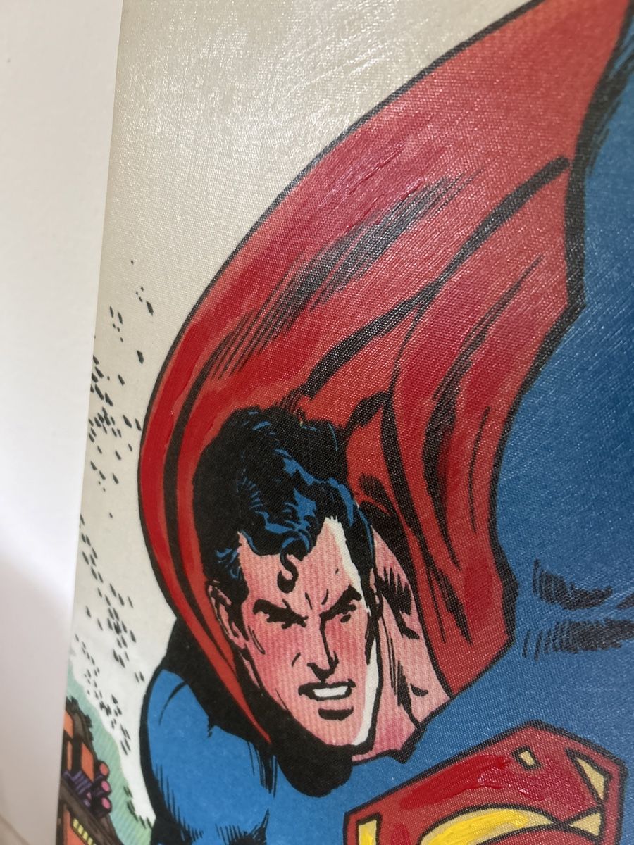 Foto & Immagini: Marvel Bild Leinwand Superman Spiderman – Usato da Bern venduto da floorball_zoro 1