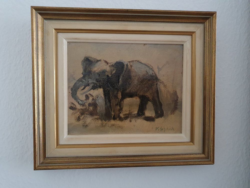 Gemälde Karl Schenk Der Elefant (Gebraucht) in Möhlin für CHF 150 – mit ...