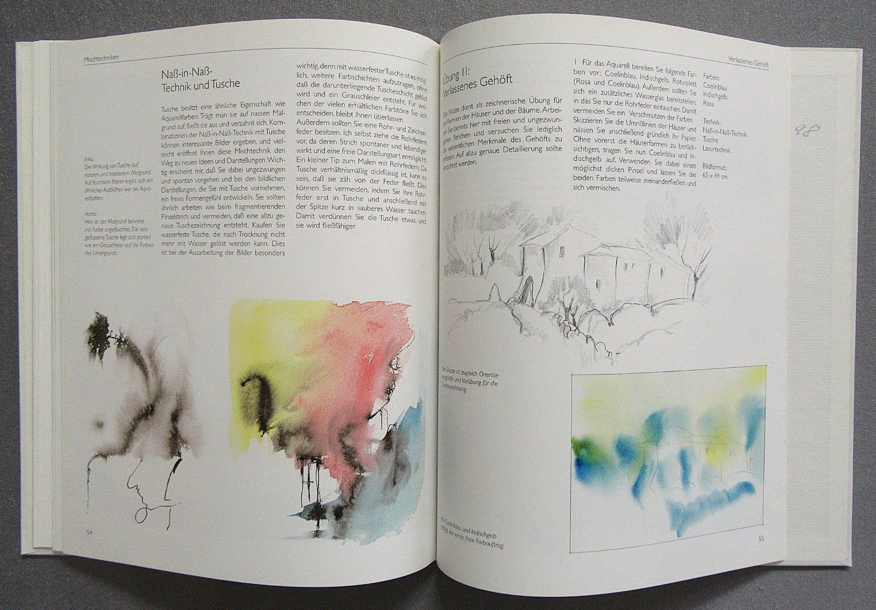 Libri: Nass-in-Nass Techniken • Aquarell Workshop – Usato da Auenstein venduto da Padabimbim 8