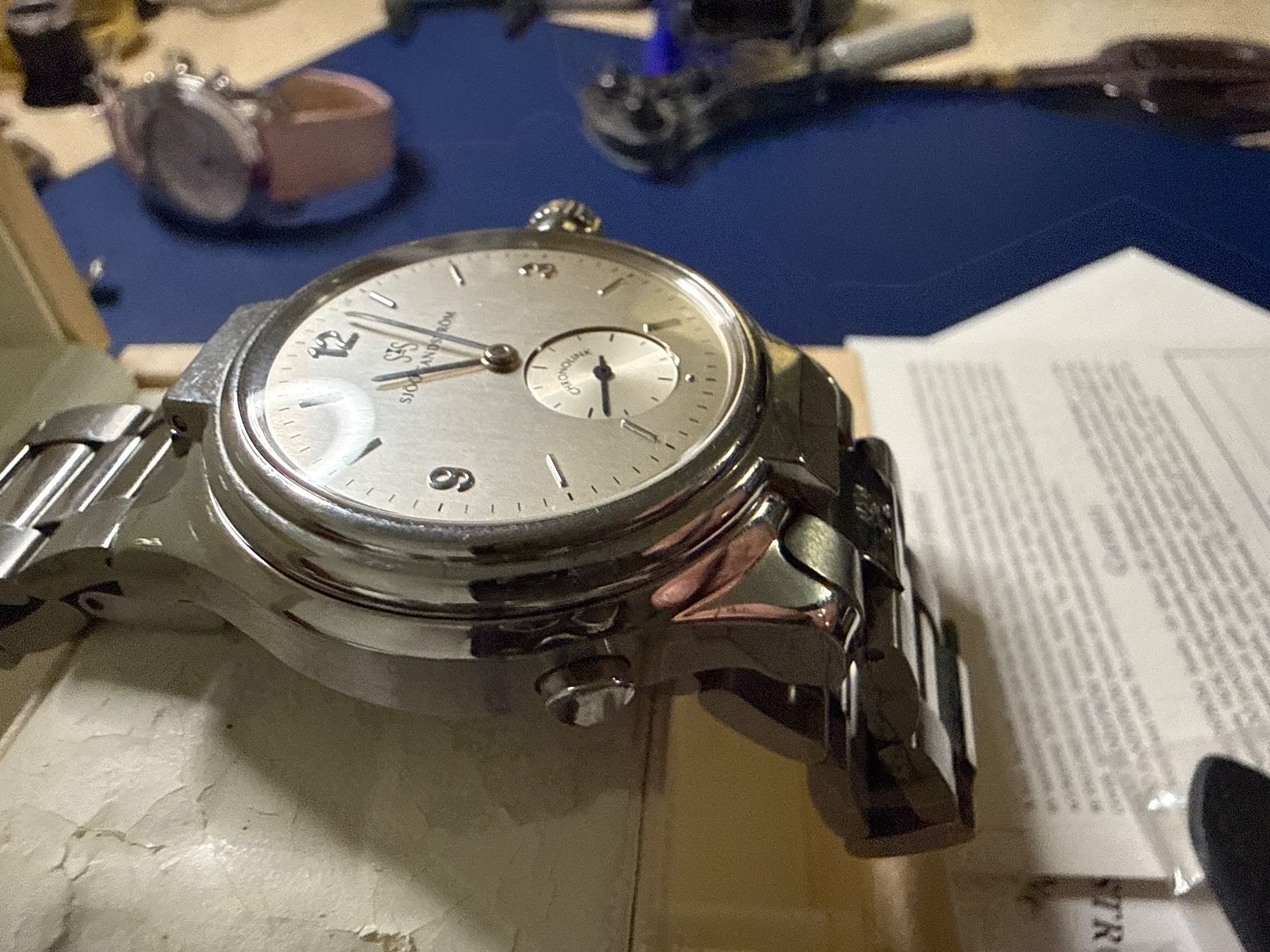 Uhren: SJÔÔ SANDSTRÖM  Chronolink Worldtimer UTC 40 mm – Gebraucht aus Pfeffingen von Allhandelklgwatches 3