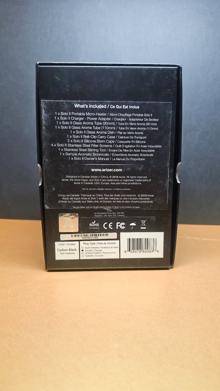 Autres tabacs: Arizer Solo II Vaporizer Black Excellent Condition – D'occasion à Epalinges par Lutzka_Factory 4