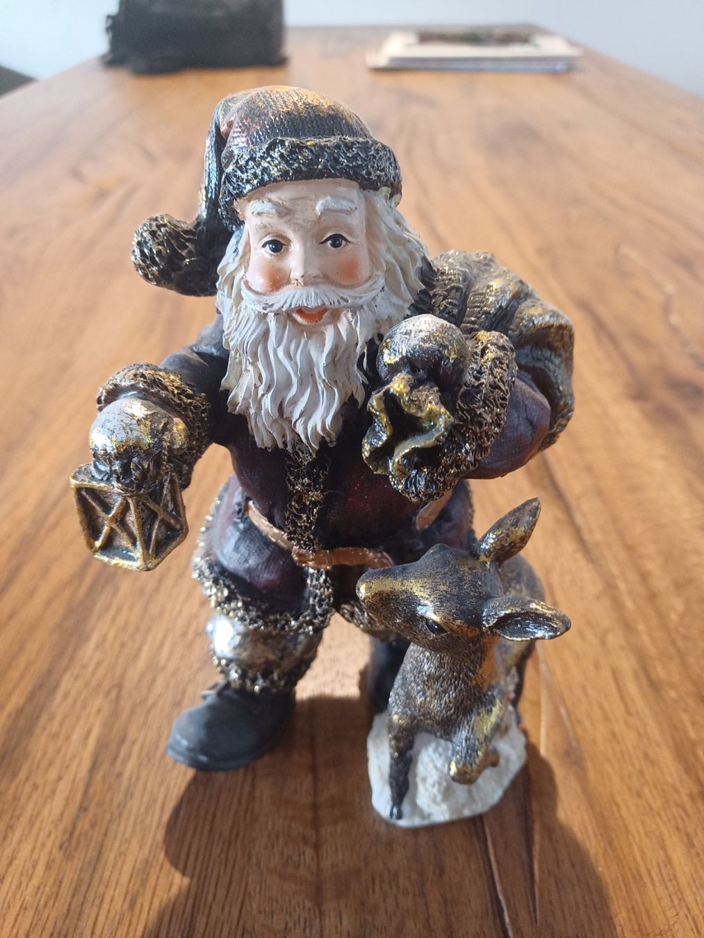 Alle Dekorationen: Weihnachtsmann mit Reh – Gebraucht aus Egerkingen von John001