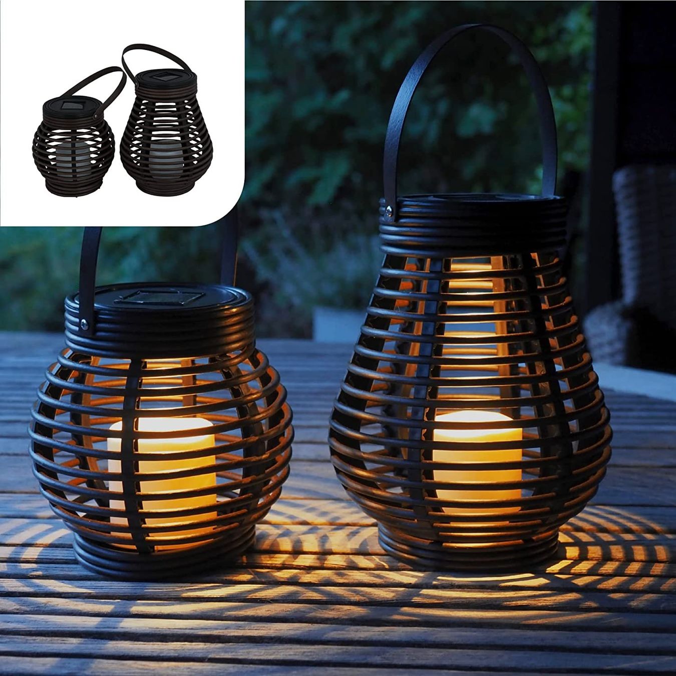 Lampade: Solarlampen - 2er Set – Nuovo e nell'imballaggio originale da Nuglar venduto da SaleRitter 1