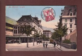 MONTREUX - La Gare - 1910
