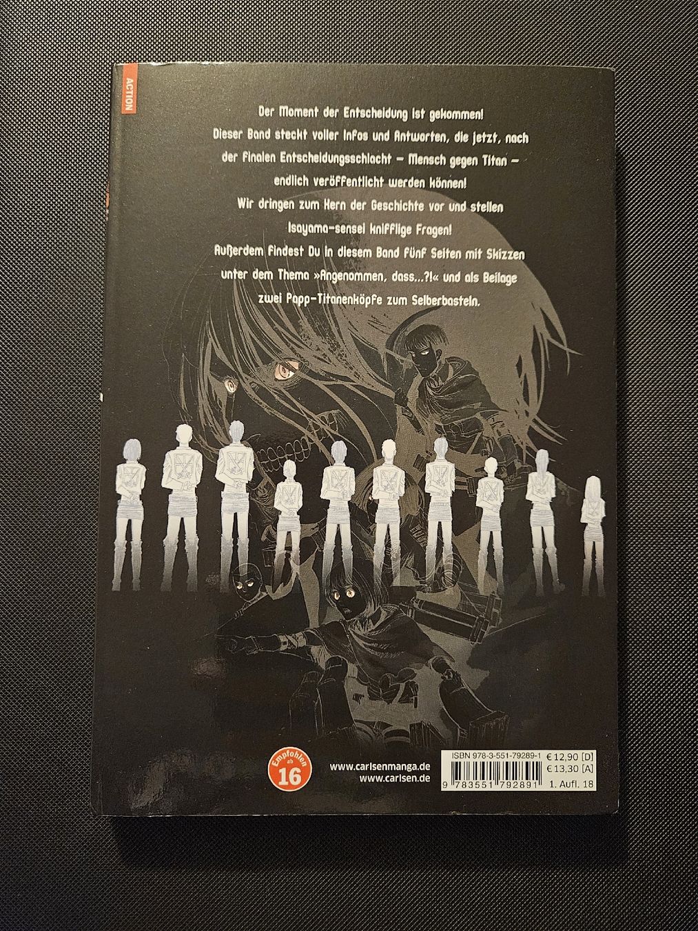 Fumetti: Attack on Titan Answers Manga – Usato da Rudolfstetten venduto da KingArabi 1