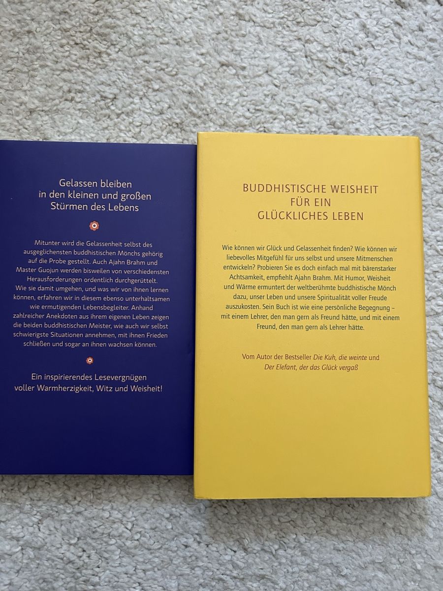 Libri: 2 Bücher von Ajahn Brahm: Glücklichsein & Loslassen – Usato da Zürich venduto da wipiga 1