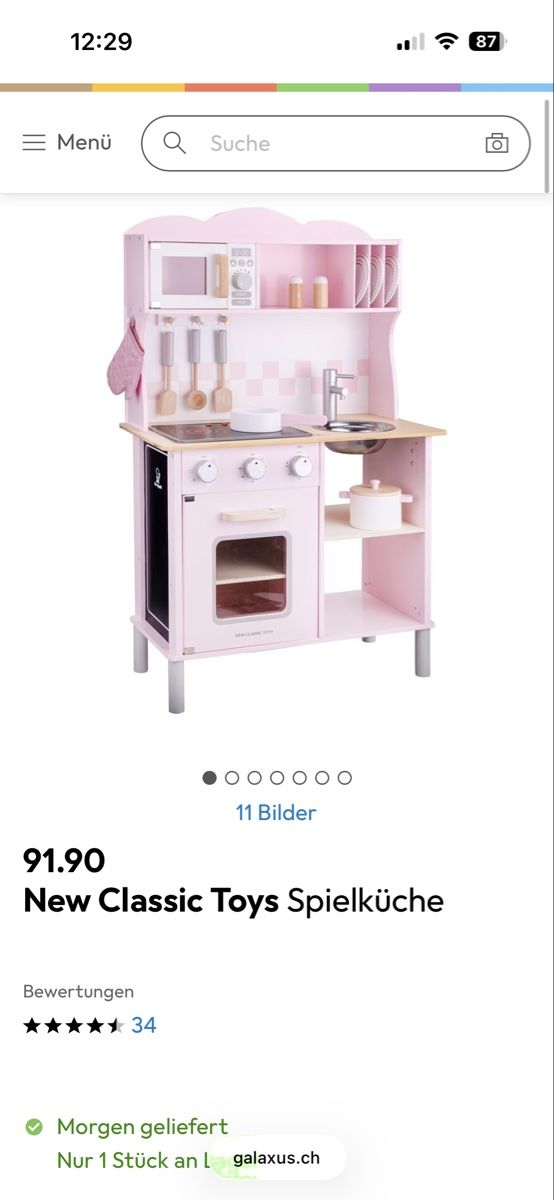 Spielzeuge: Kinder Küche Pink – Gebraucht aus Roggwil TG von Flohmarkt_Lupo