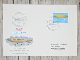 CL12 Enveloppe + Timbre Suisse 1975 Thème Aviation
