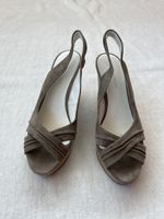 Sandales compensées NAVYBOOT, T 39, couleur taupe