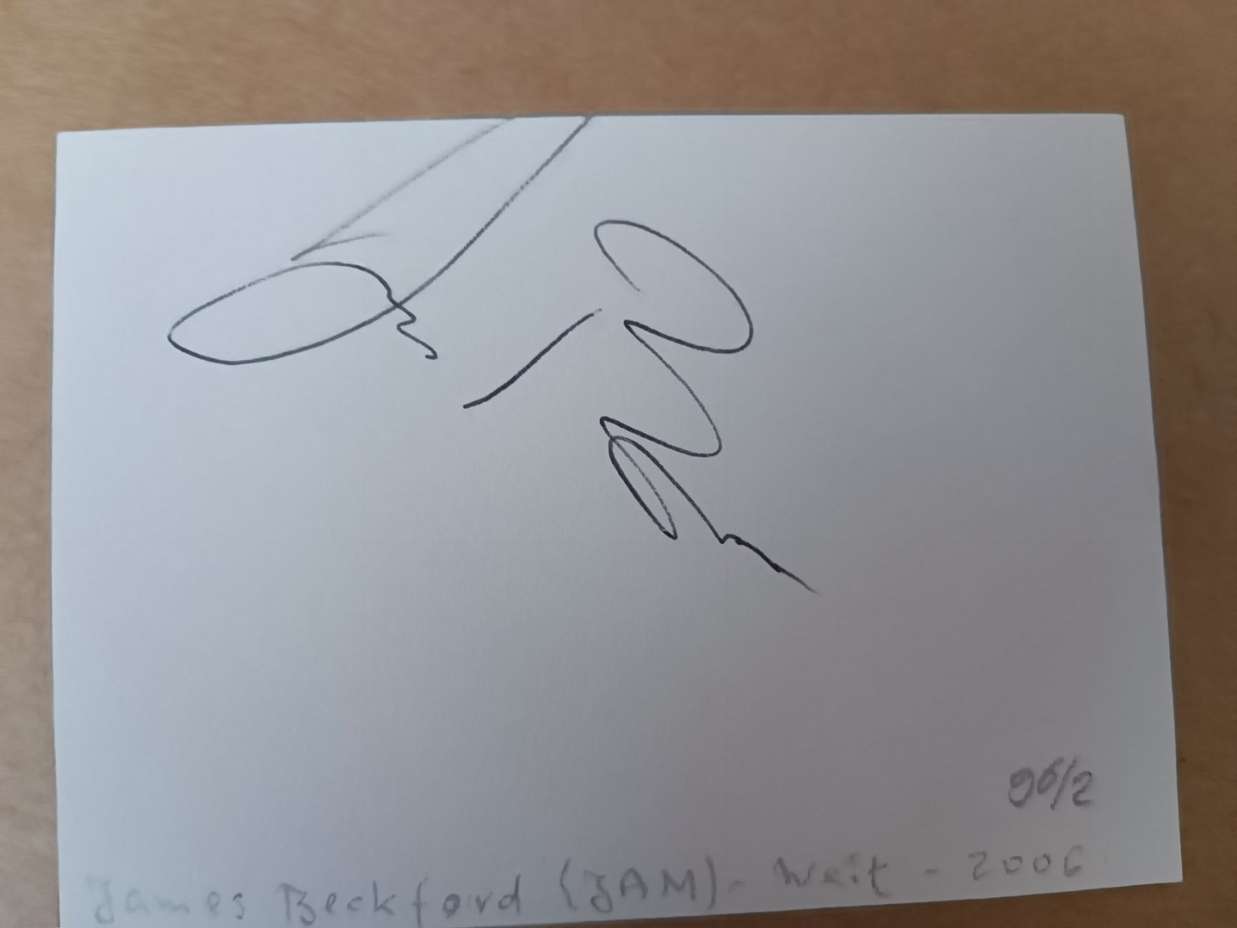 Autographes: James Beckford -  original Autogramm - Olympia Silber – D'occasion à Menziken par Autogramme