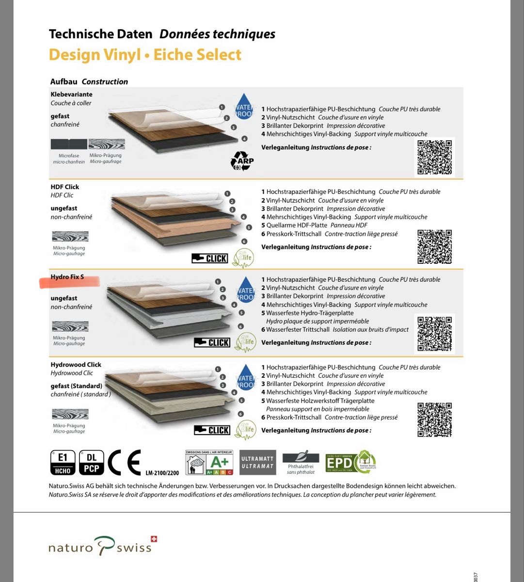 Rivestimenti per pavimenti: Vinylboden Klick – Usato da Ebikon venduto da luckygismo 2