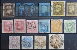 Preussen ex. Kat. 2-19 gest. 1850/65 Kat. 273 Euro