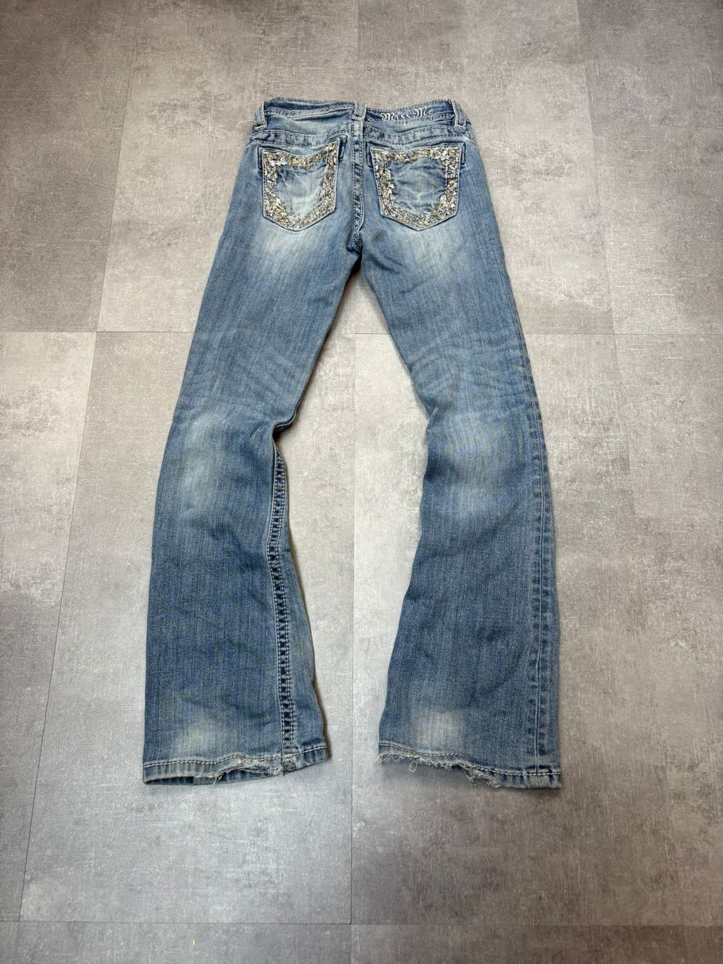 Jeans: Miss Me Bootcut Flared Jeans - Grösse XXS – Nuovo (secondo la descrizione) da Werdenberg venduto da hase.vintage 1