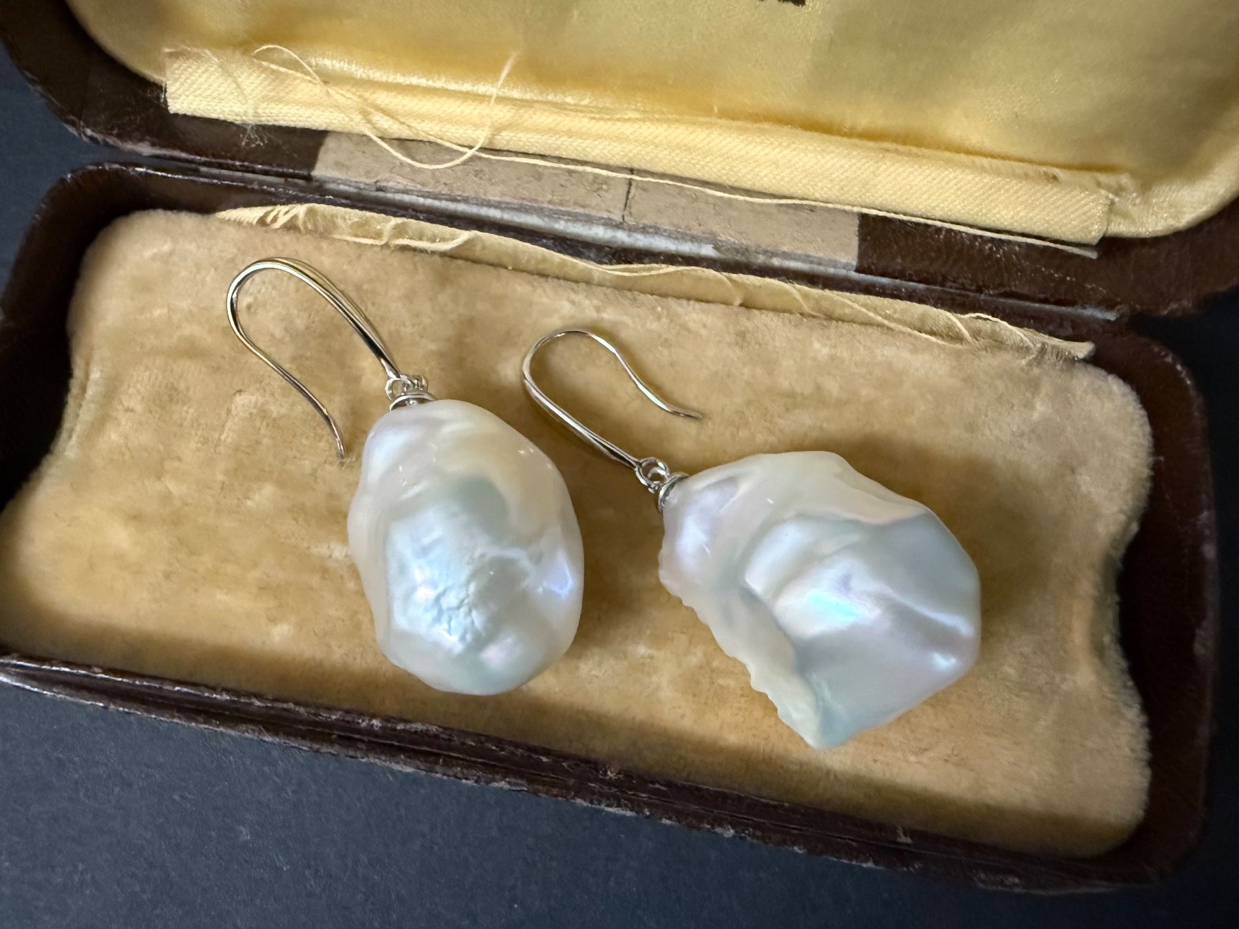 Ohrringe & -stecker: Silber Ohrringe mit Barockperlen 925 – Gebraucht aus Spiegel b. Bern von Rogger72