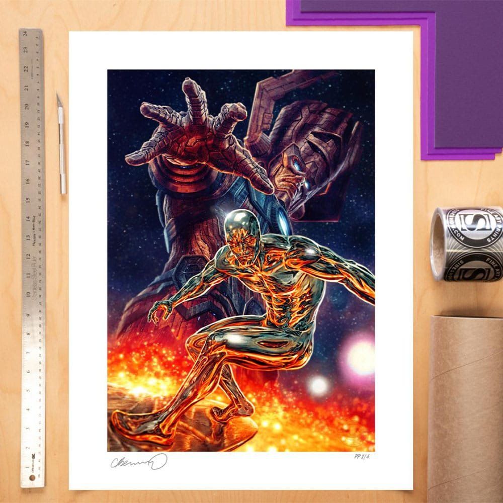 Foto & Immagini: Marvel Galactus Silver Surfer Kunstdruck Poster – Nuovo e nell'imballaggio originale da Sisseln AG venduto da schenk-figuren 1