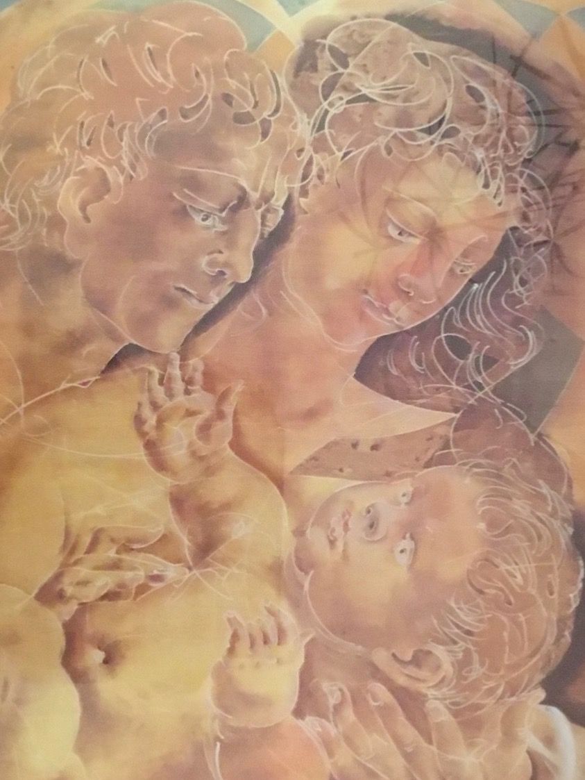 Poster & Bilder: Hans Erni, Familie gerahmt – Gebraucht aus Schlieren von Jeajet 1