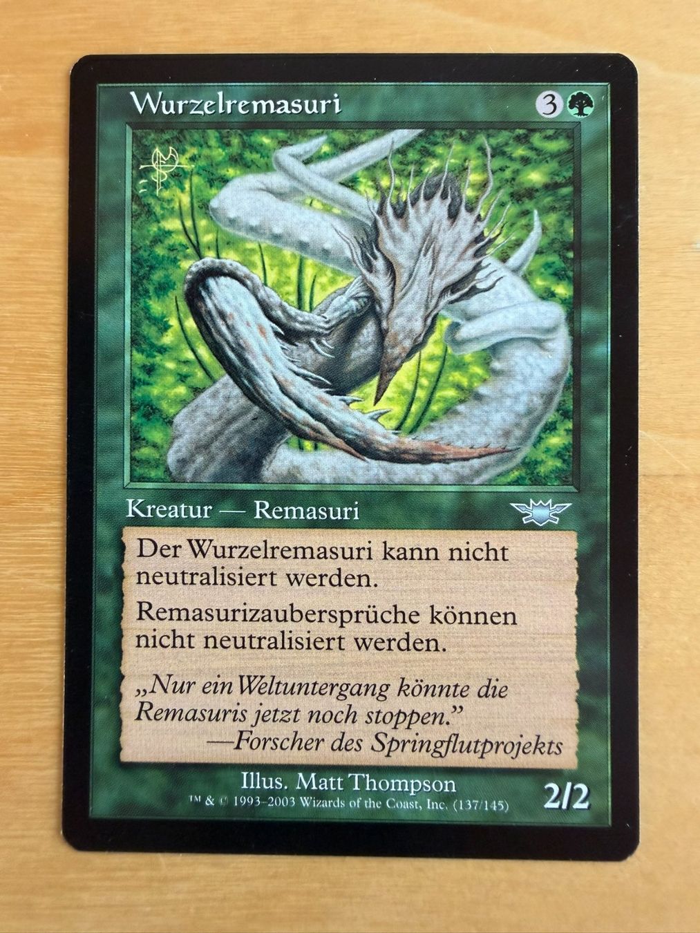 Magic The Gathering Carte collezionabili: Root Silver // Wurzelremasuri // Legions // Magic – Usato da Binz venduto da Tempelritter