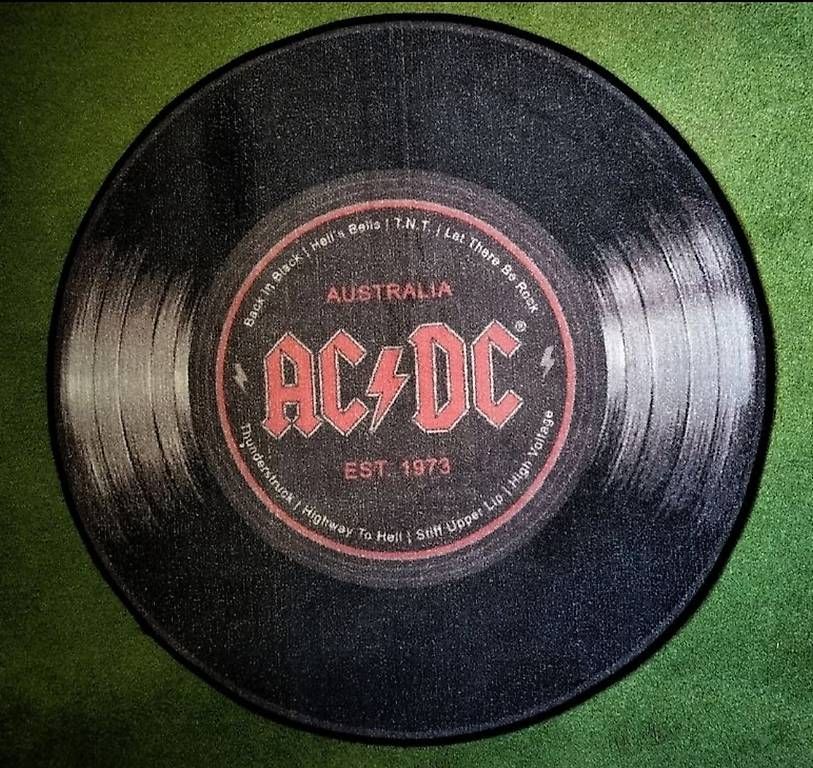 Dischi in vinile: AC/DC Teppich Rock Schallplatte – Usato da Luzern venduto da BPortmannn 2