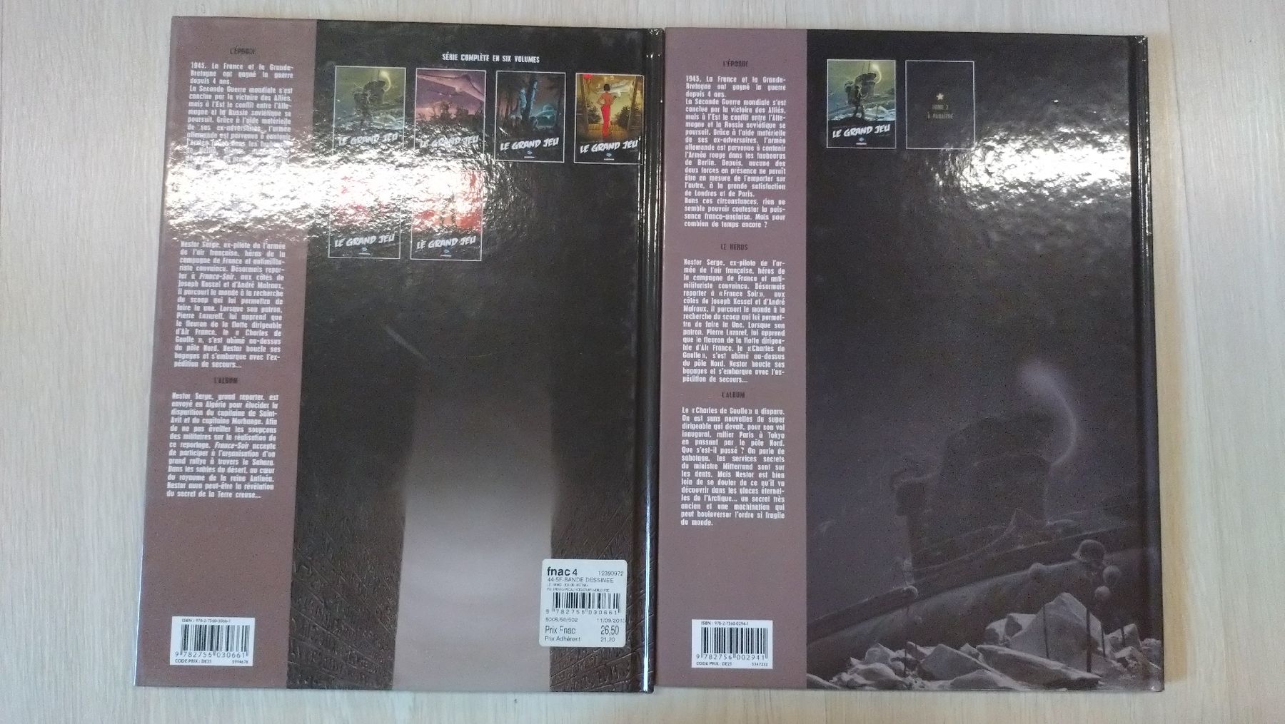 BD: Le Grand Jeu 1 & 6 EO TBE - – D'occasion à Farvagny-le-Grand par LaCaverne 5