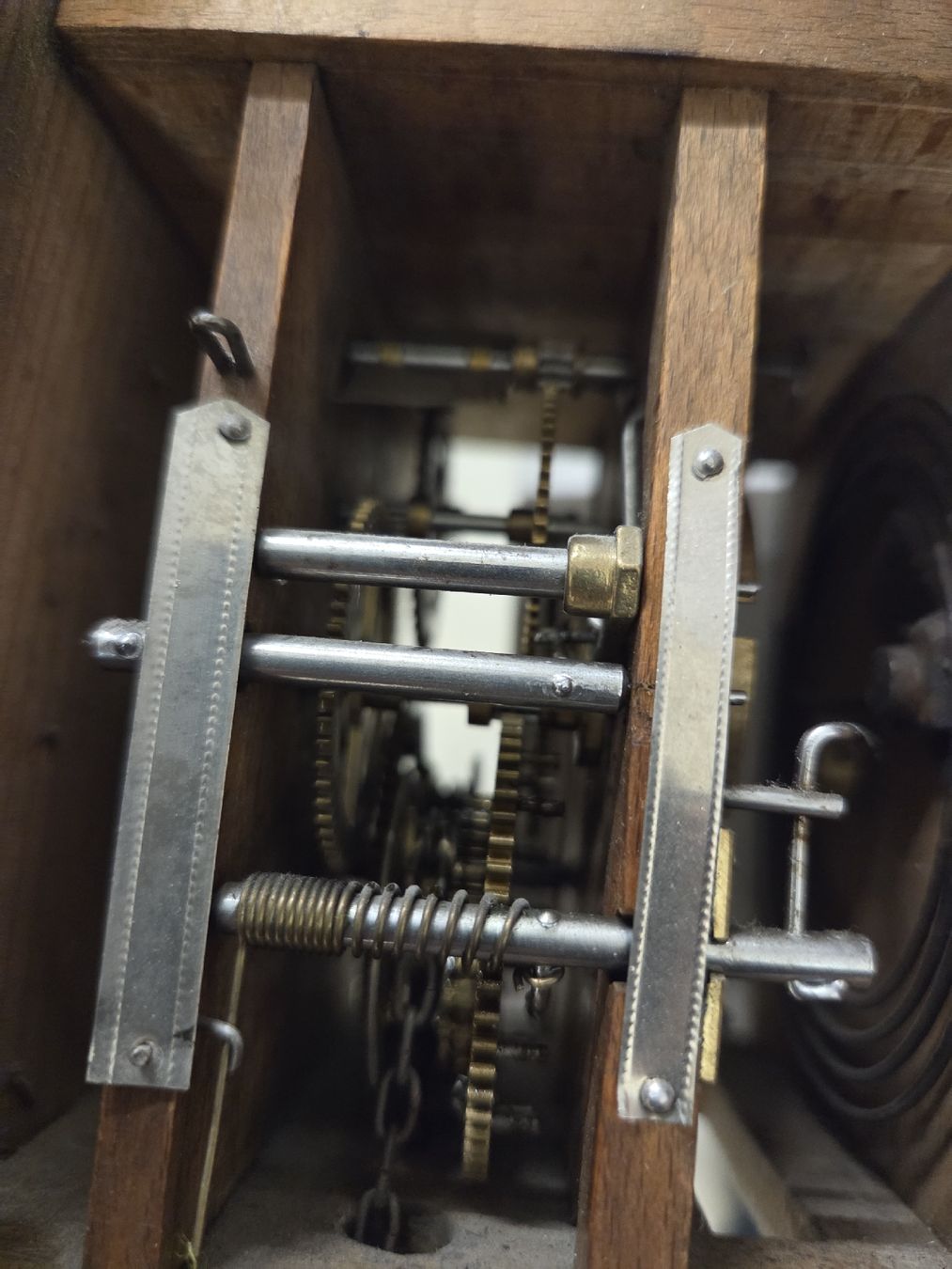 Stand- & Wanduhren: Antike Wanduhr,  bemalt – Gebraucht aus Dietikon von Allegra34 5