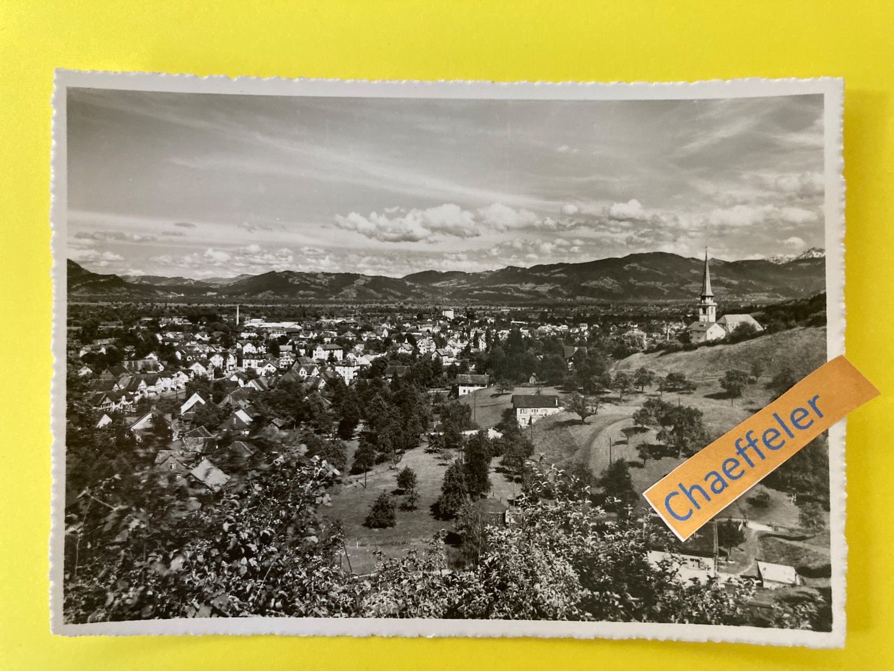 Cartoline postali: St. Margrethen (St. Gallen) – Usato da Zürich venduto da Chaeffeler
