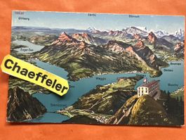 Vierwaldstättersee. Mit , Schweizer Alpen. Rarität