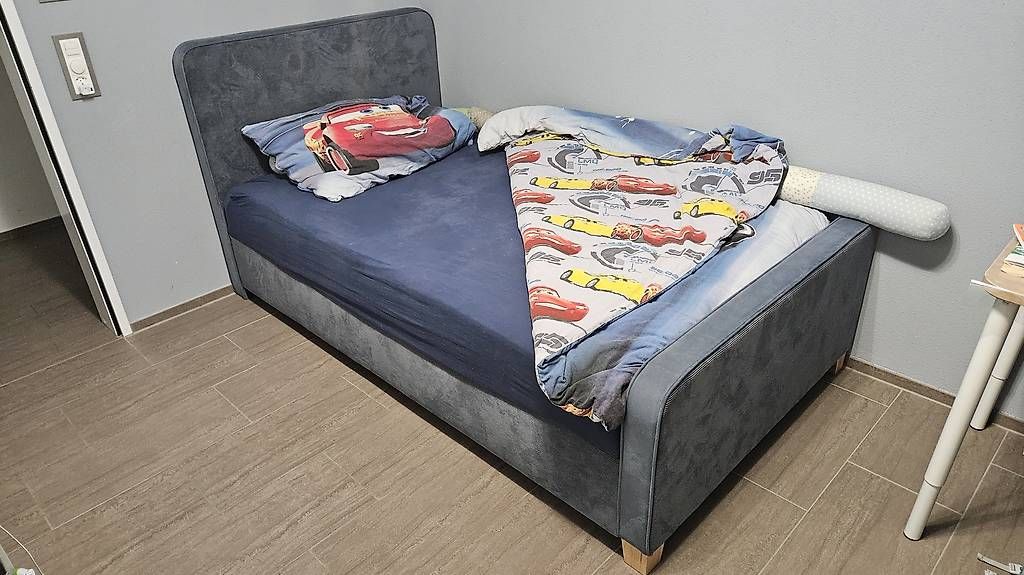 Mömax Letti: Boxspring Junior Polsterbett – Usato da Kollbrunn venduto da mas_cr29