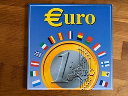 Euro Sammelalbum mit 96 Euro-Münzen