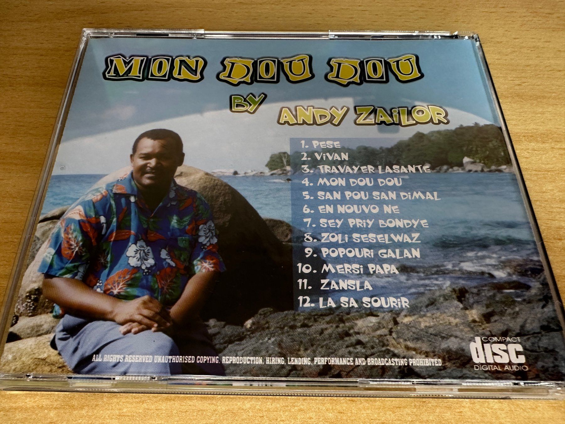 CD: Andy Taylor - Mon Dou Dou – Usato da Rikon im Tösstal venduto da Alpenmutz 1