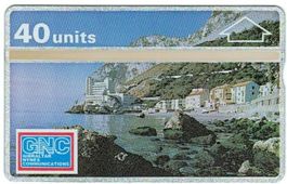 Telefonkarte Gibraltar GIB-06 Catalan Bay 40U ungebraucht