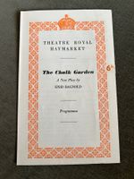 The Chalk Garden - Programm aus 1956