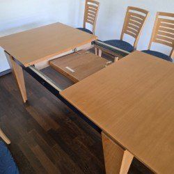 Tavoli: Tisch und 6 Stühle – Usato da Fulenbach venduto da Nim.Coiffeuse 2