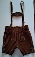 Dirndlhose Leder (Grösse 140) + Hemd (Grösse 146 - 152)