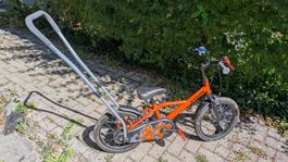Kindervelo Btwin ROBOT 500 16" mit Lernstange (abnehmbar)